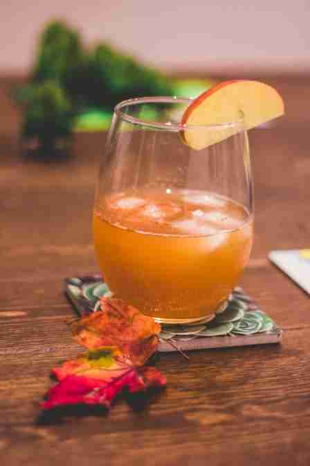 Maple Apple Cider Cocktail